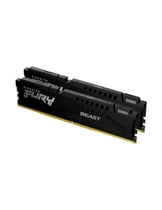 KIT mémoire Kingston FURY Beast DDR5 16 Go - 2X8Go -PC5-38400 (4800 MHz)-Kingston