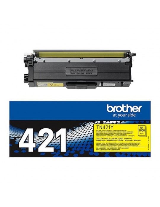 TONER Brother TN421Y YELLOW (JAUNE)-Brother