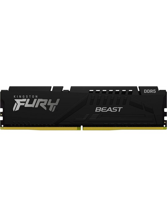 Barrette mémoire 8Go DIMM DDR5 Kingston Fury Beast PC5-38400 (4800 MHz) Noir-Kingston