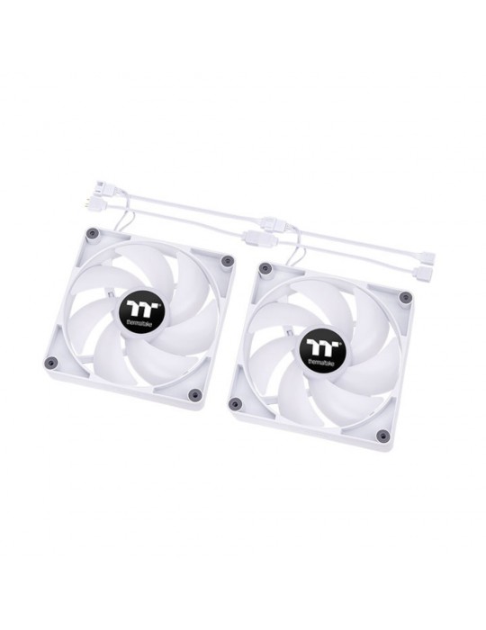 THERMALTAKE CT120 ARGB WHITE - PACK DE 2-Thermaltake