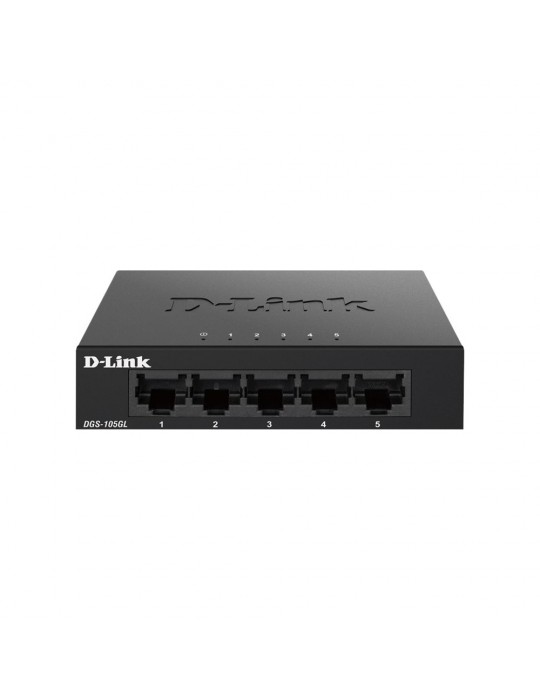 Switch réseau ethernet Gigabit D-Link DGS-105GL - 5 PORTS GIGA METAL-D-Link