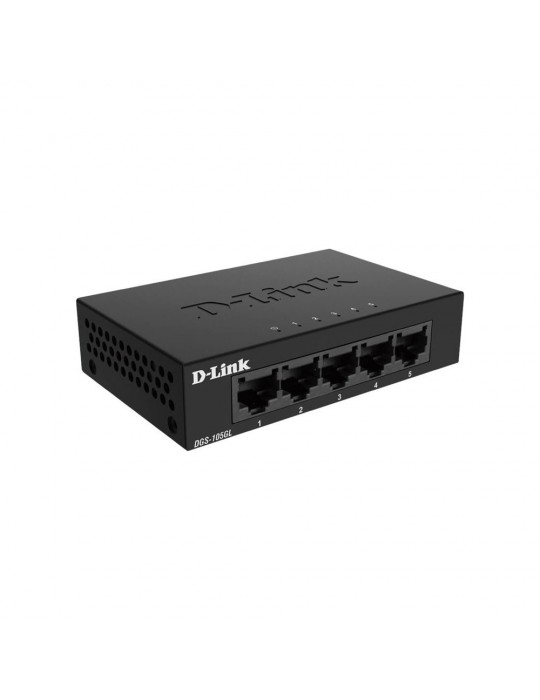 Switch réseau ethernet Gigabit D-Link DGS-105GL - 5 PORTS GIGA METAL-D-Link