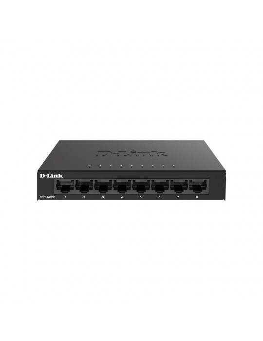 Switch réseau ethernet Gigabit D-Link DGS-108GL - 8 PORTS GIGA METAL-D-Link