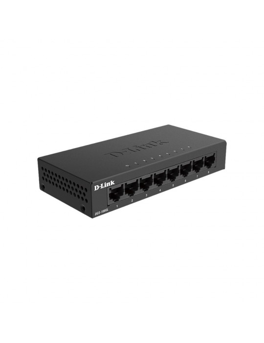 Switch réseau ethernet Gigabit D-Link DGS-108GL - 8 PORTS GIGA METAL-D-Link