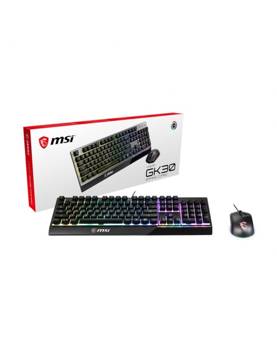 MSI VIGOR GK30 COMBO FILAIRE USB - ENSEMBLE CLAVIER ET SOURIS-MSI