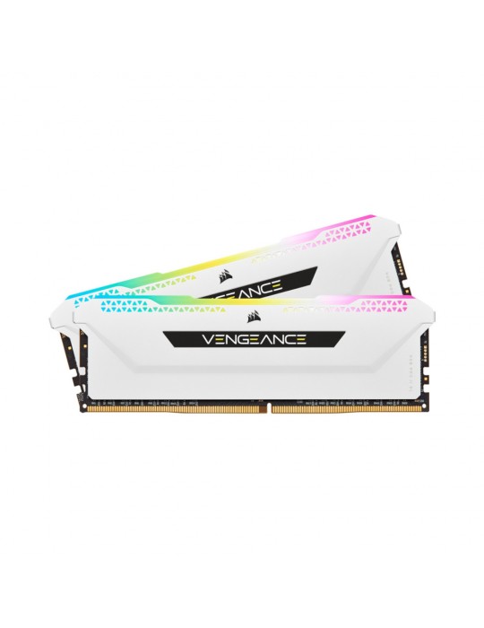 KIT mémoire CORSAIR VENGEANCE RGB PRO SL DDR4 - 16Go 2 X 8Go DIMM PC4-25600 (3200 MHZ)-CORSAIR