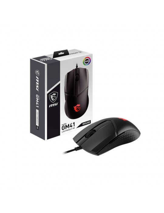 SOURIS FILAIRE MSI CLUTCH GM41 LIGHTWEIGHT V2 - SOURIS - USB-MSI